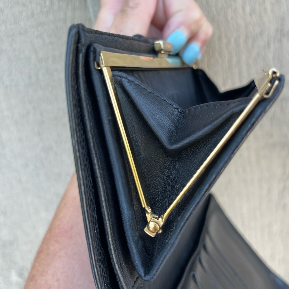 ❌SOLD❌ CHANEL Caviar Timeless CC French Wallet Black - AUTHENTIC - Picture 14 of 16